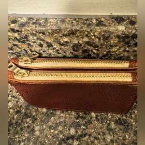 Portland Leather Duo Zip Wallet New